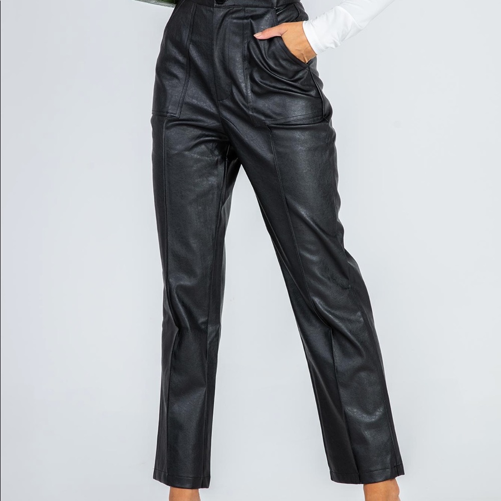Princess Polly leather pants